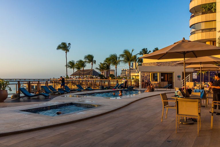 Beira Mar Fortaleza – Flat de Luxo no Iate Plaza!