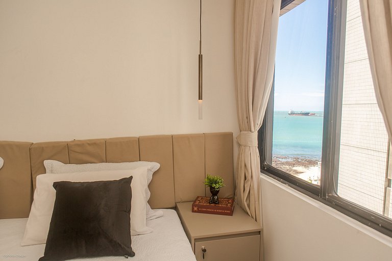 Flat Moderno e Elegante na Beira Mar de Fortaleza