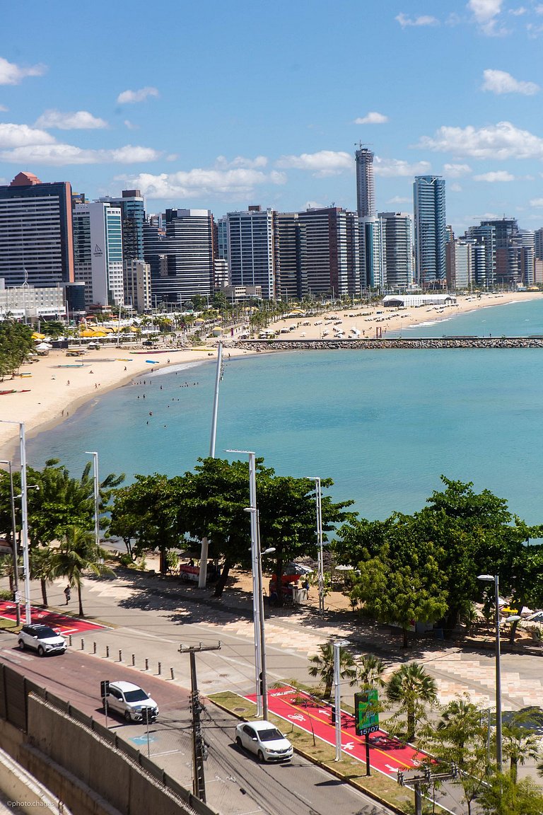 Flat Moderno e Elegante na Beira Mar de Fortaleza