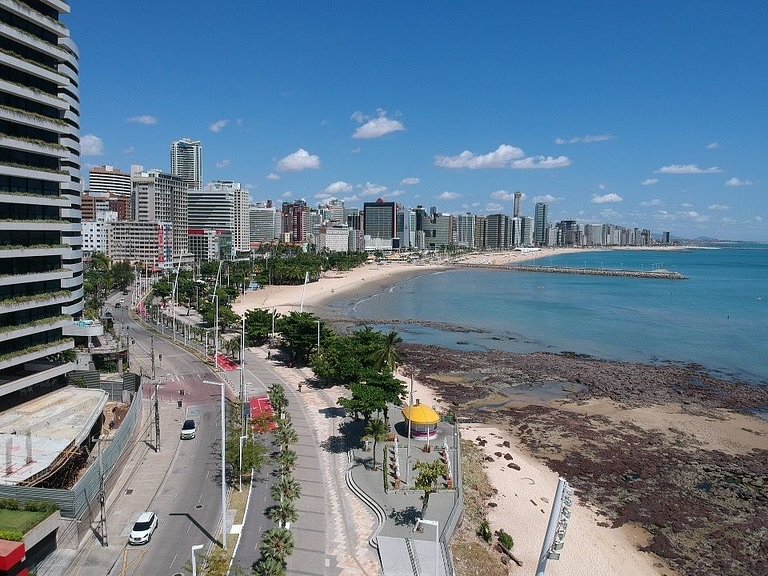 Flat Moderno e Elegante na Beira Mar de Fortaleza