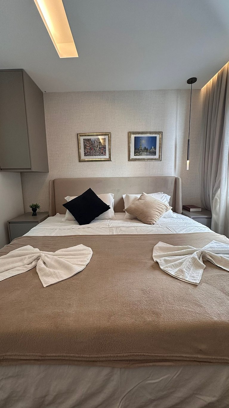 Flat Moderno e Elegante na Beira Mar de Fortaleza