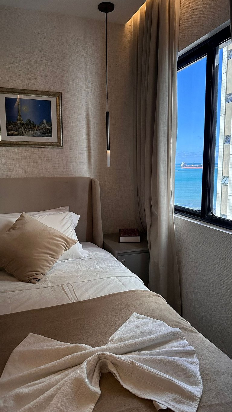 Flat Moderno e Elegante na Beira Mar de Fortaleza