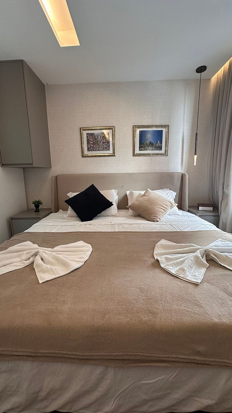 Flat Moderno e Elegante na Beira Mar de Fortaleza