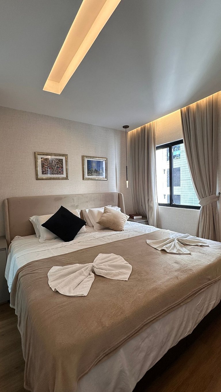 Flat Moderno e Elegante na Beira Mar de Fortaleza