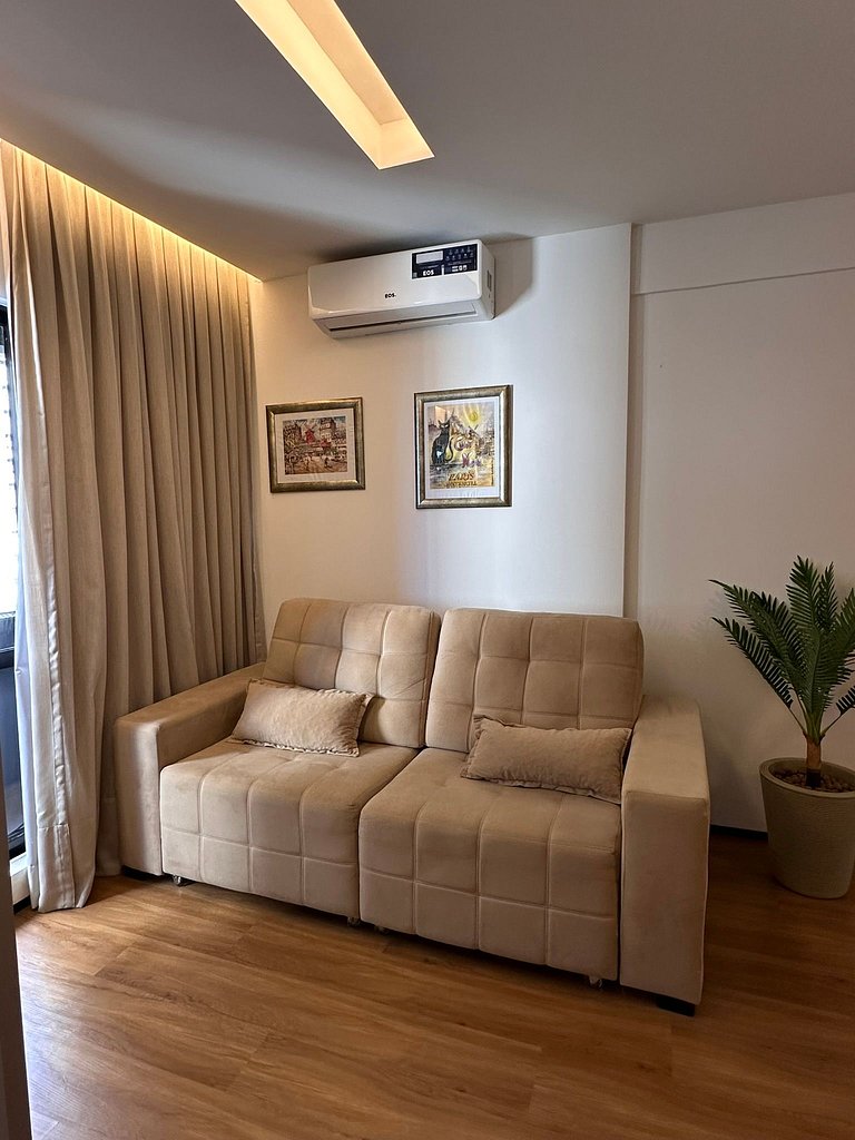 Flat Moderno e Elegante na Beira Mar de Fortaleza