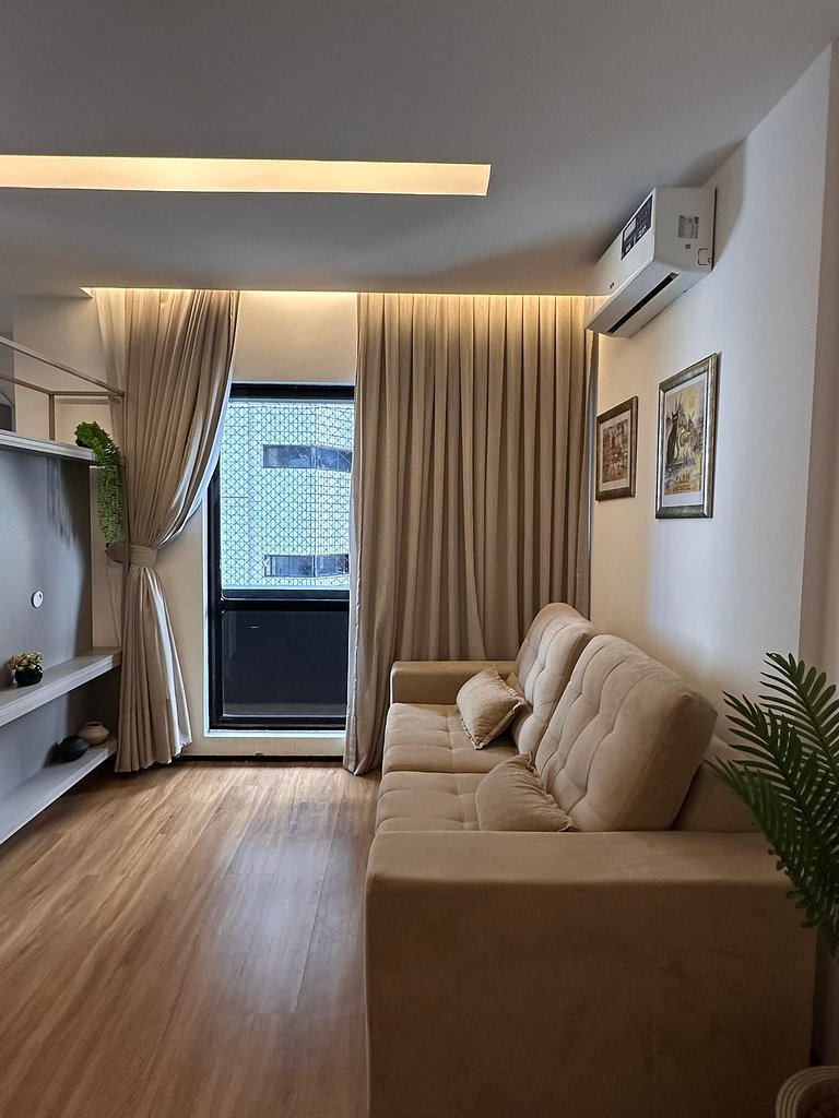 Flat Moderno e Elegante na Beira Mar de Fortaleza