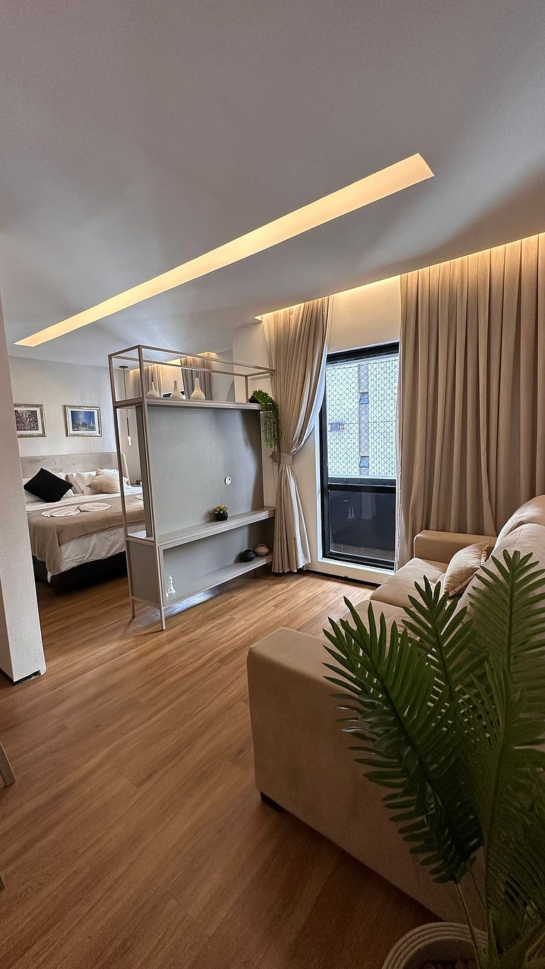 Flat Moderno e Elegante na Beira Mar de Fortaleza