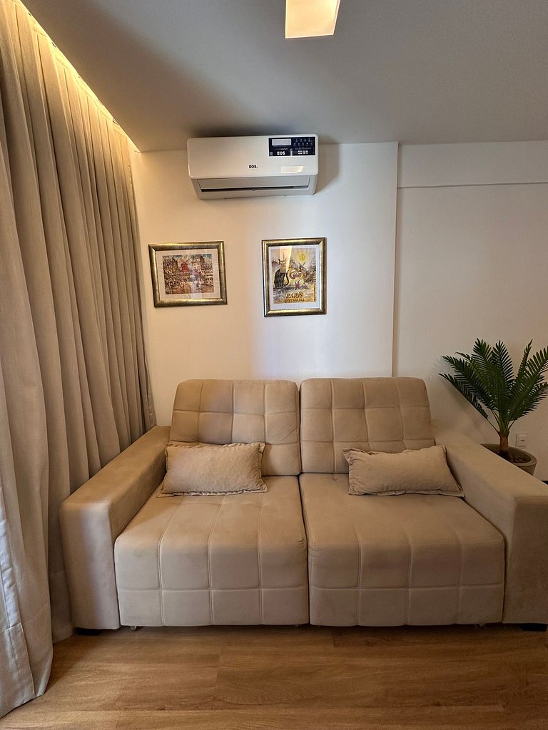 Flat Moderno e Elegante na Beira Mar de Fortaleza