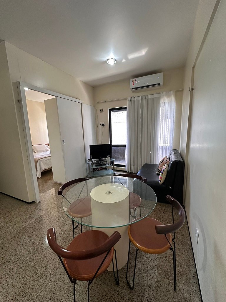 Flat Av.Beira-Mar – Conforto e Vista Incrível