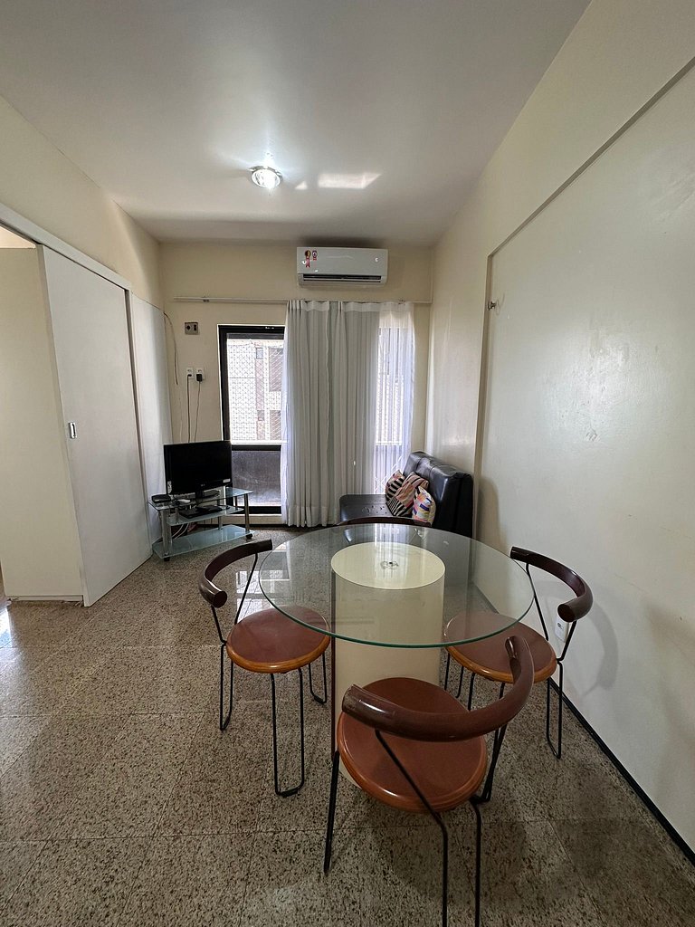 Flat Av.Beira-Mar – Conforto e Vista Incrível