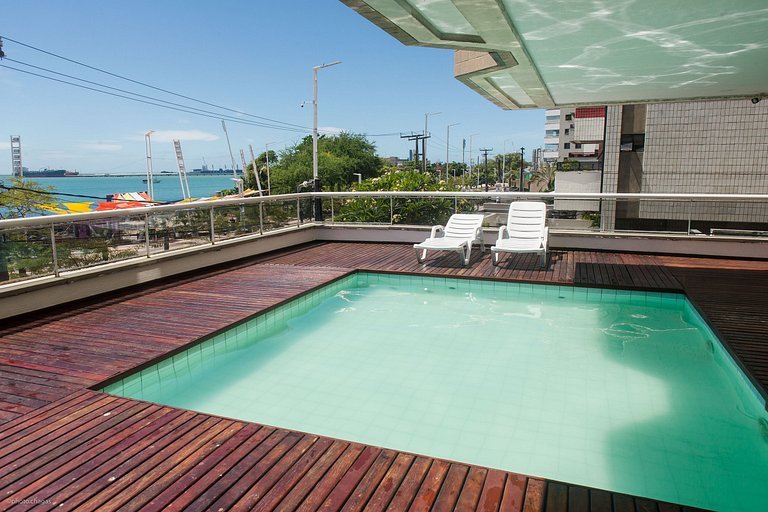 Flat Av.Beira-Mar – Conforto e Vista Incrível